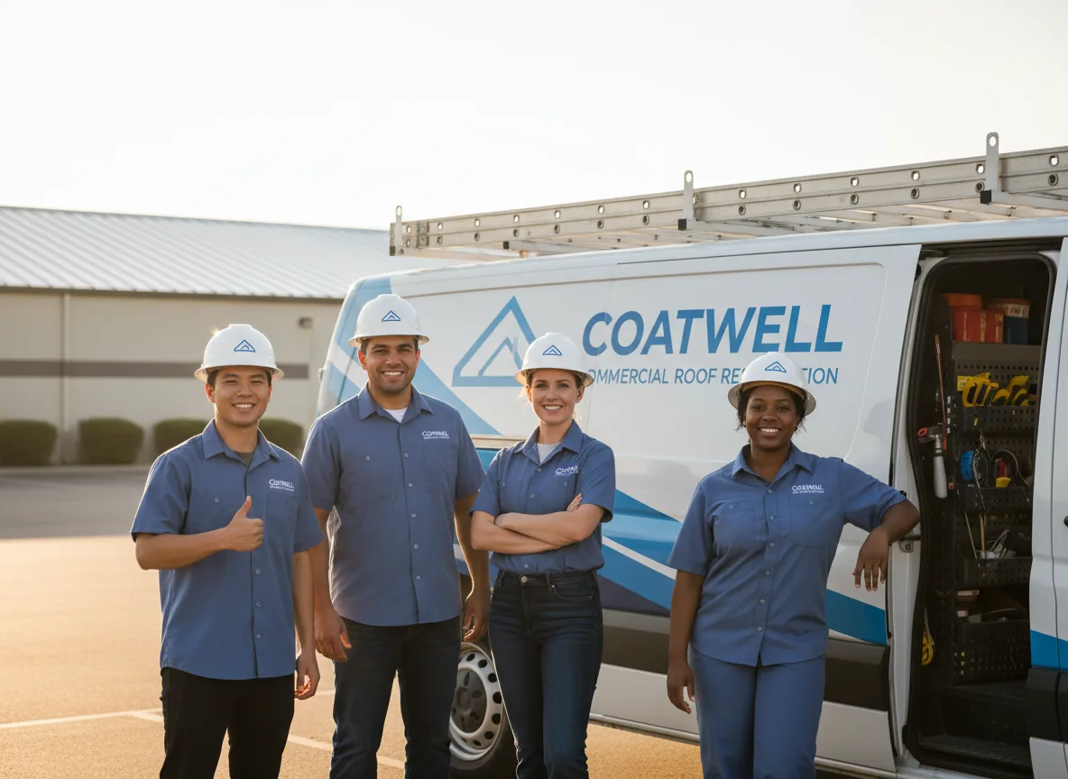 Commercial roof coating company in Eastville, VA